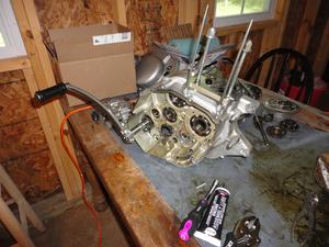 Temporarily attached kickstart lever for testing of action